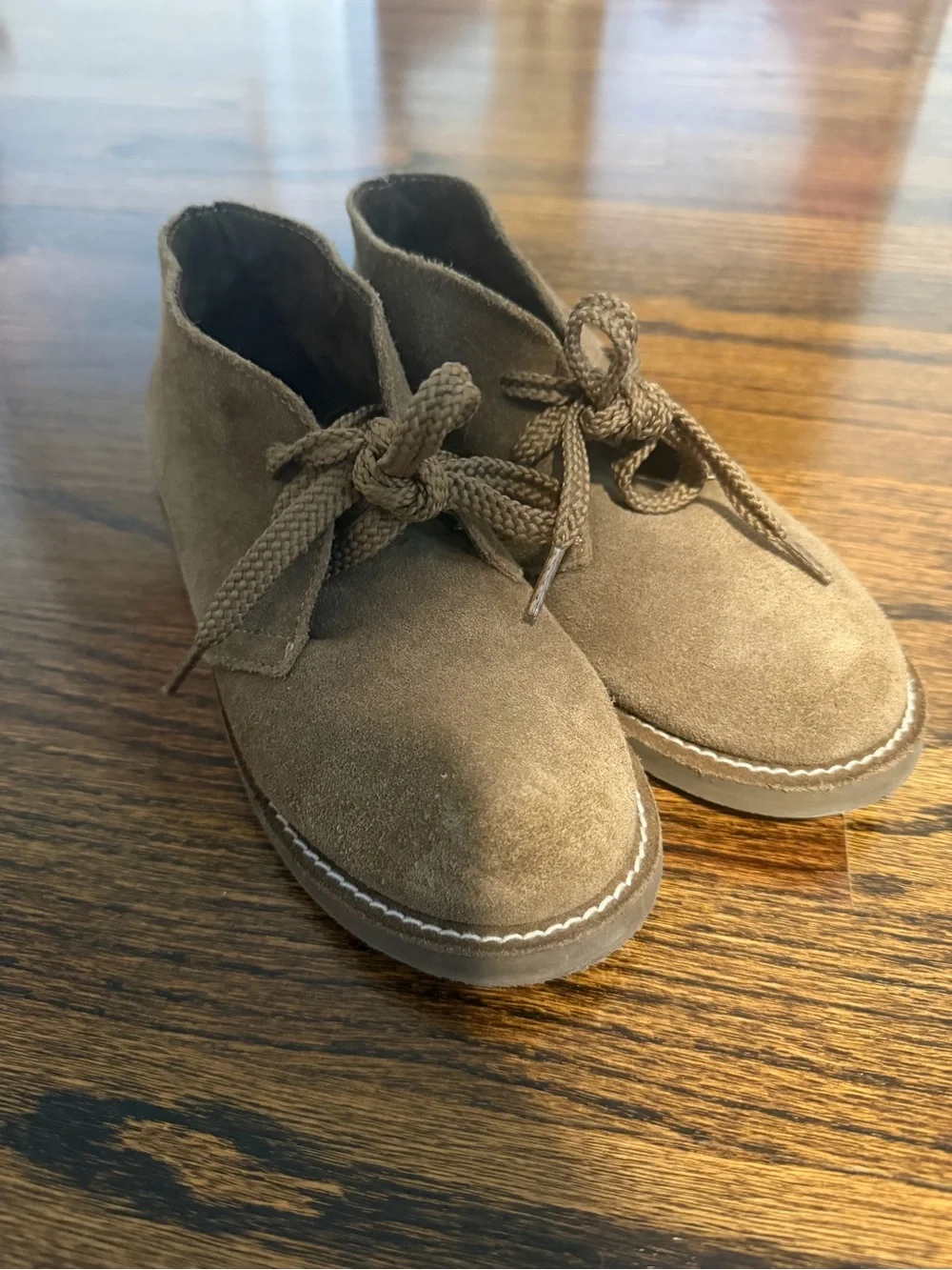 Kids Jcrew Suede Desert Boots in Brown